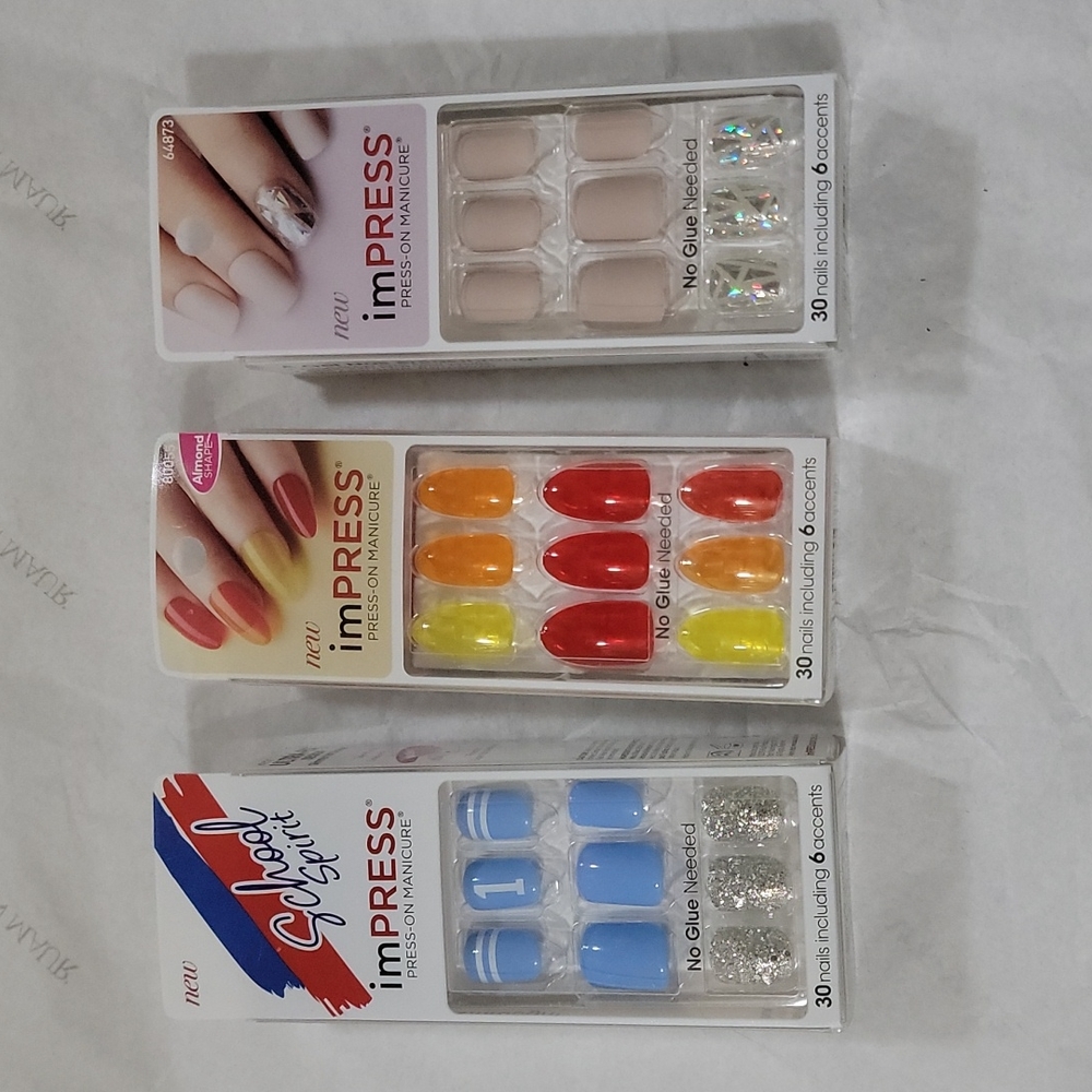 Impress press on nails